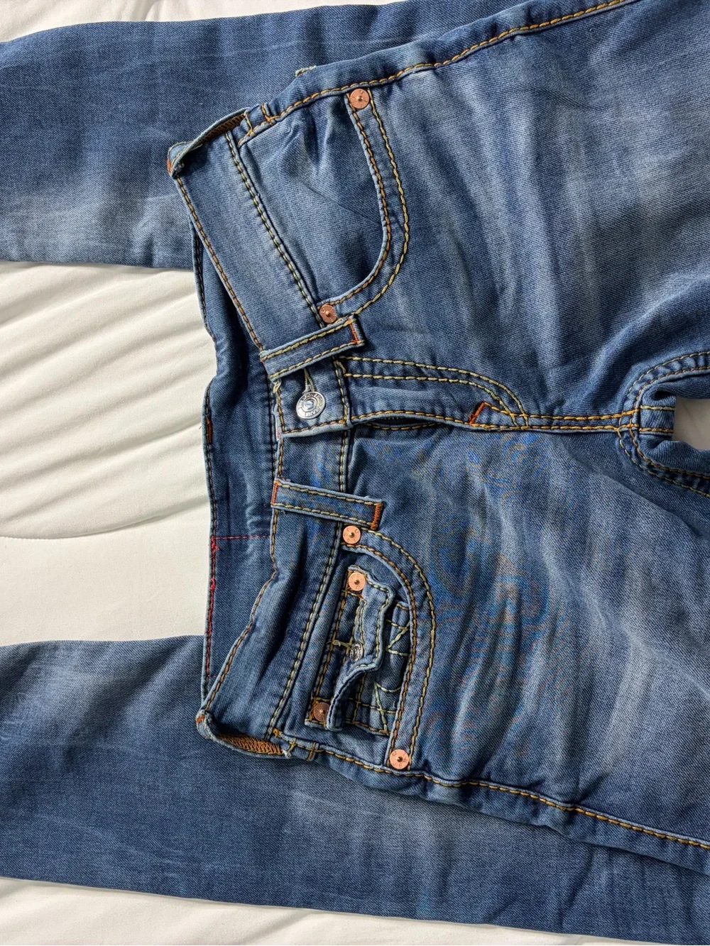 True Religion Men’s Blue Skinny Jeans